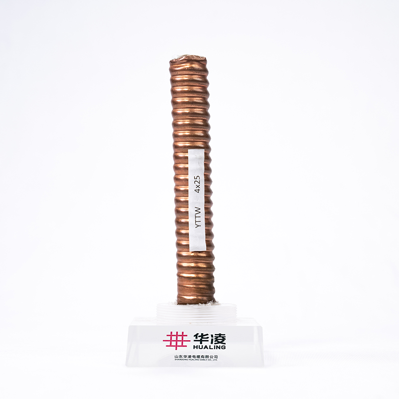 Гофрированный медный металлический кабель с неорганической минеральной изоляцией