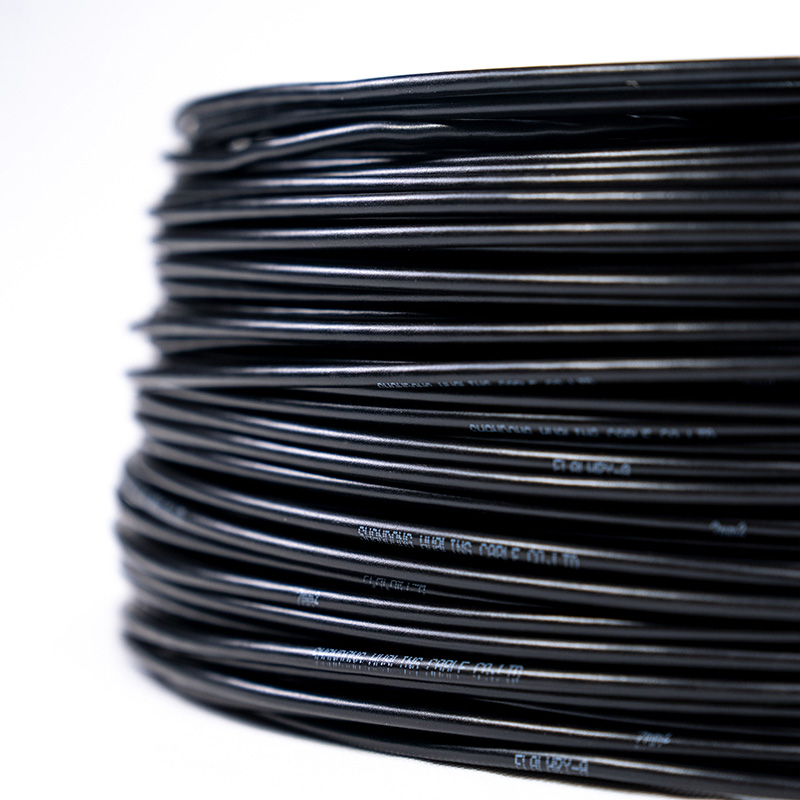 Cable de baja tensión de cloruro de polivinilo de pared delgada FLRY-B, estándar alemán