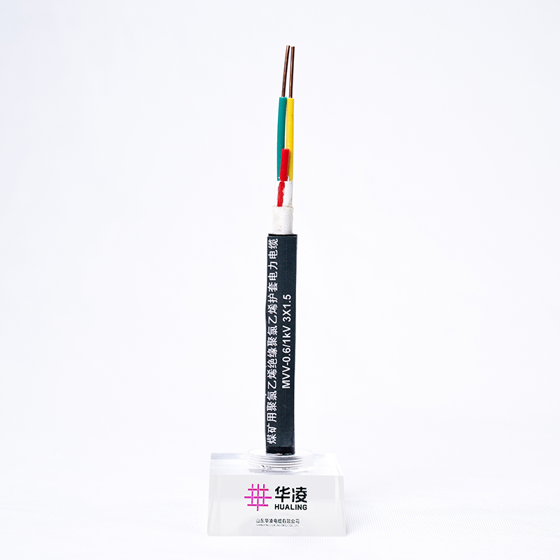 Polyvinyl chloride insulated power cables with rated voltage of 1.8/3kV and below for coal mines